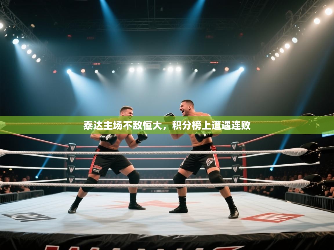 开云体育app登录入口-泰达主场不敌恒大,积分榜上遭遇连败